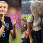 Custom England shirt & winning hug! Elle Smith goes full WAG with Leah Williamson at Euro 2025 after seeing Lionesses reach final in dramatic fashion 5 GOAL20 20Multiple20Images20 20220Split20 20Facebook20 202025 07 24T071728.456