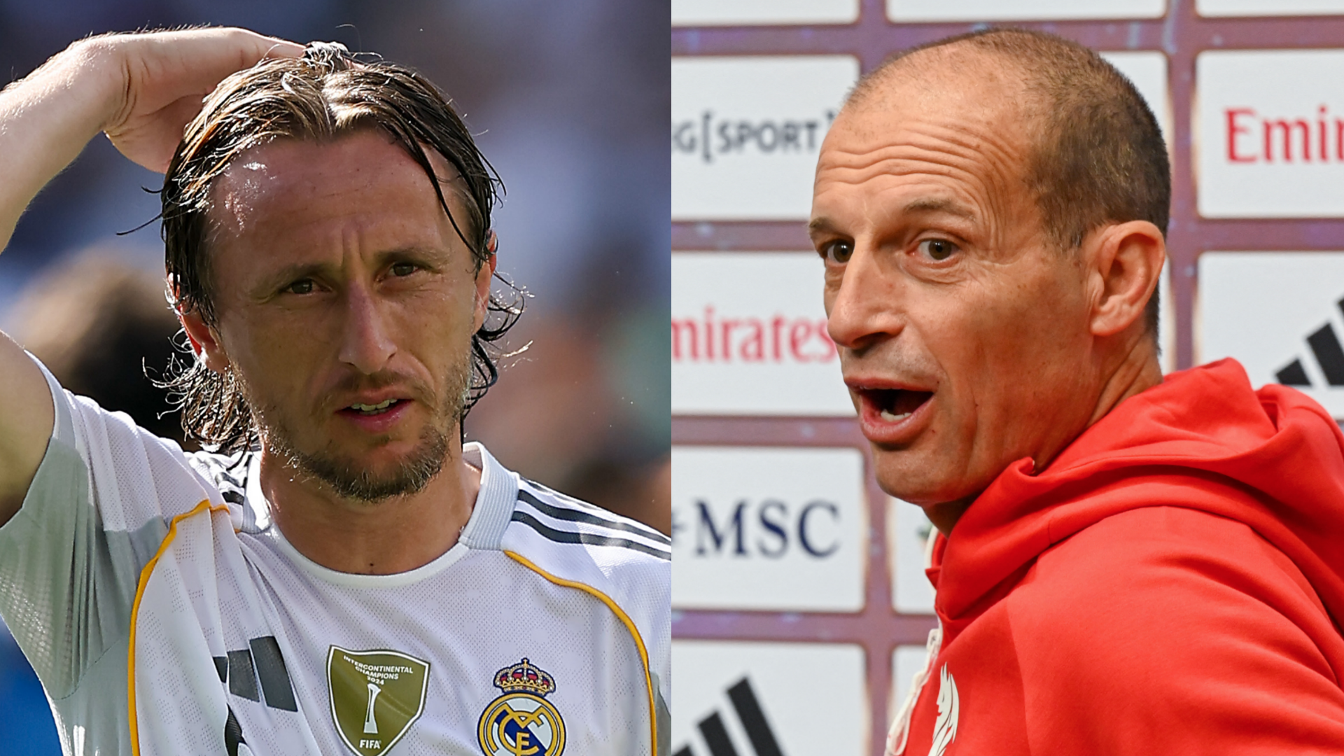 'Champion' Luka Modric will be key for AC Milan goals as Massimiliano Allegri opens up on positive side of missing out on Champions League 4 GOAL20 20Multiple20Images20 20220Split20 20Facebook91
