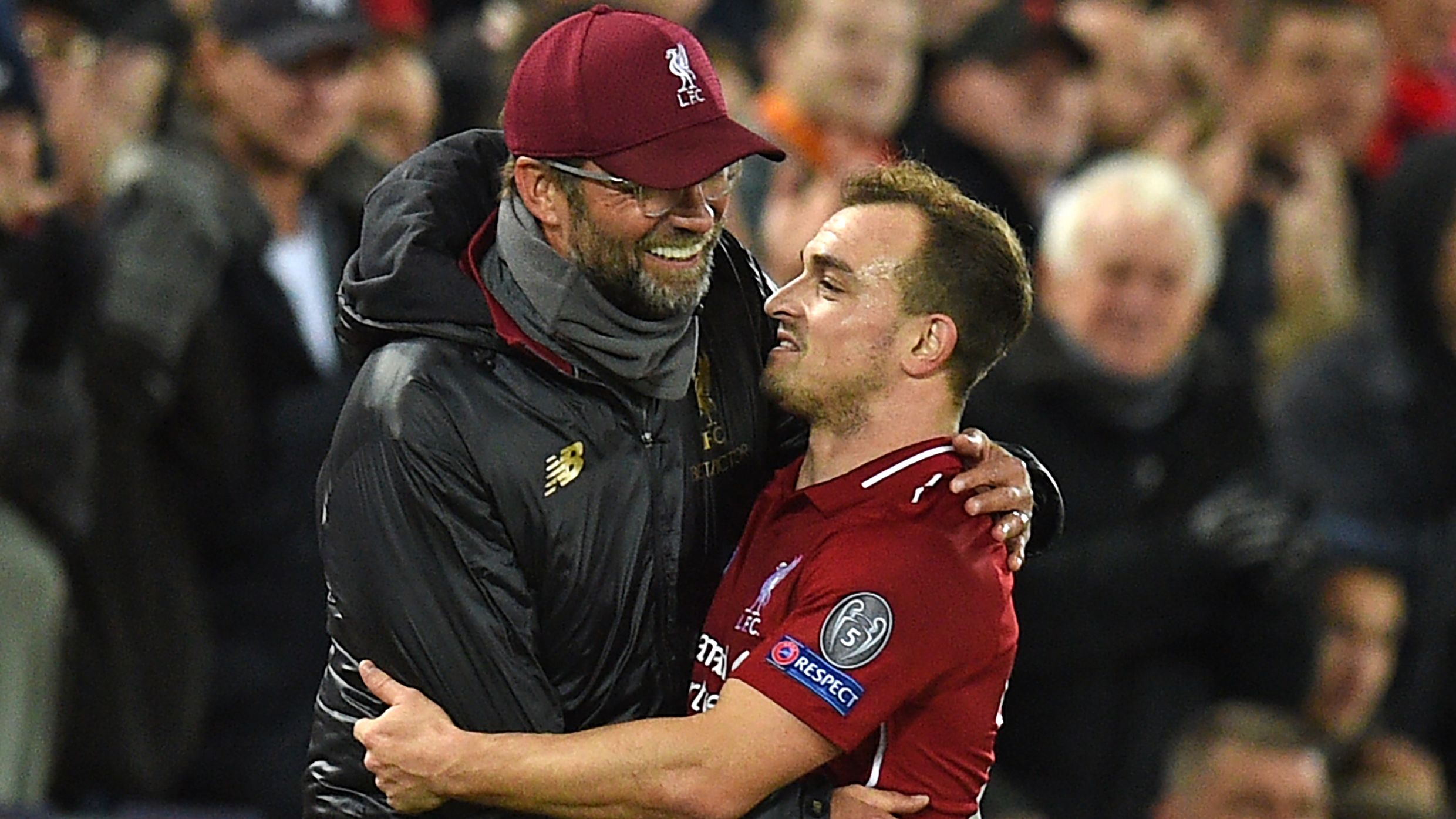 Jurgen Klopp labelled 'a people person' as Xherdan Shaqiri reveals 'surprise' phone call to convince him to join Liverpool from Stoke 2 GettyImages 1052960670