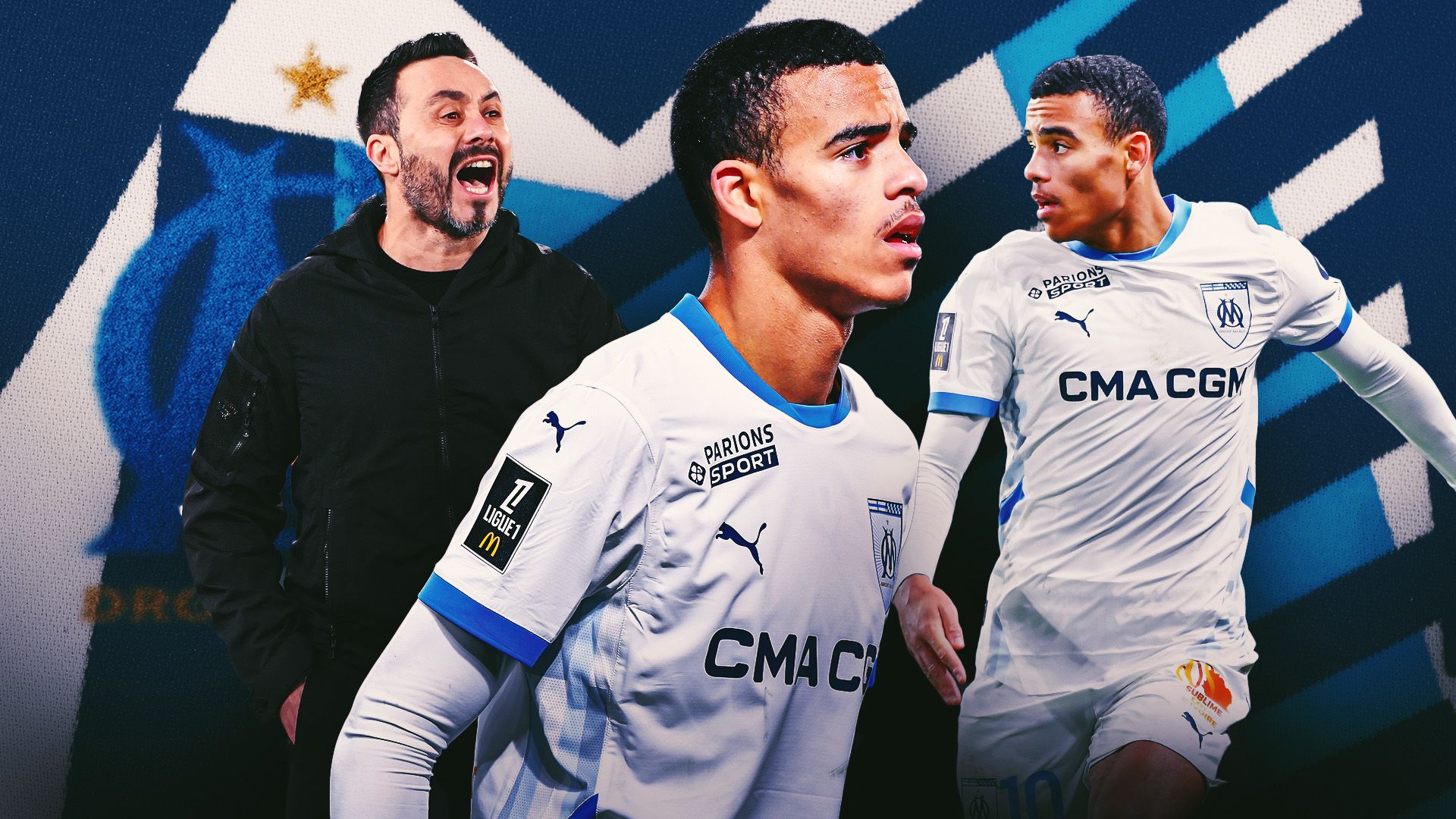 VIDEO: 'I'm ready to lose it all!' - Mason Greenwood singled out by furious Roberto De Zerbi in dressing room after Marseille's 3-0 Le Classique defeat to PSG as shocking rant revealed in new documentary 2 Mason20Greenwood20focus