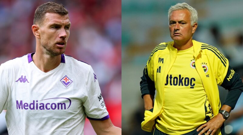 Edin20Dzeko20and20Jose20Mourinho