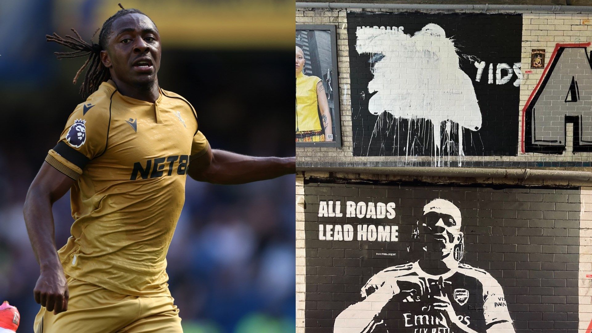 Eberechi Eze Transfer Drama: Spurs Fans Vandalise Arsenal Mural 3 GOAL20 20Multiple20Images20 20320Stacked20 20Facebook2034