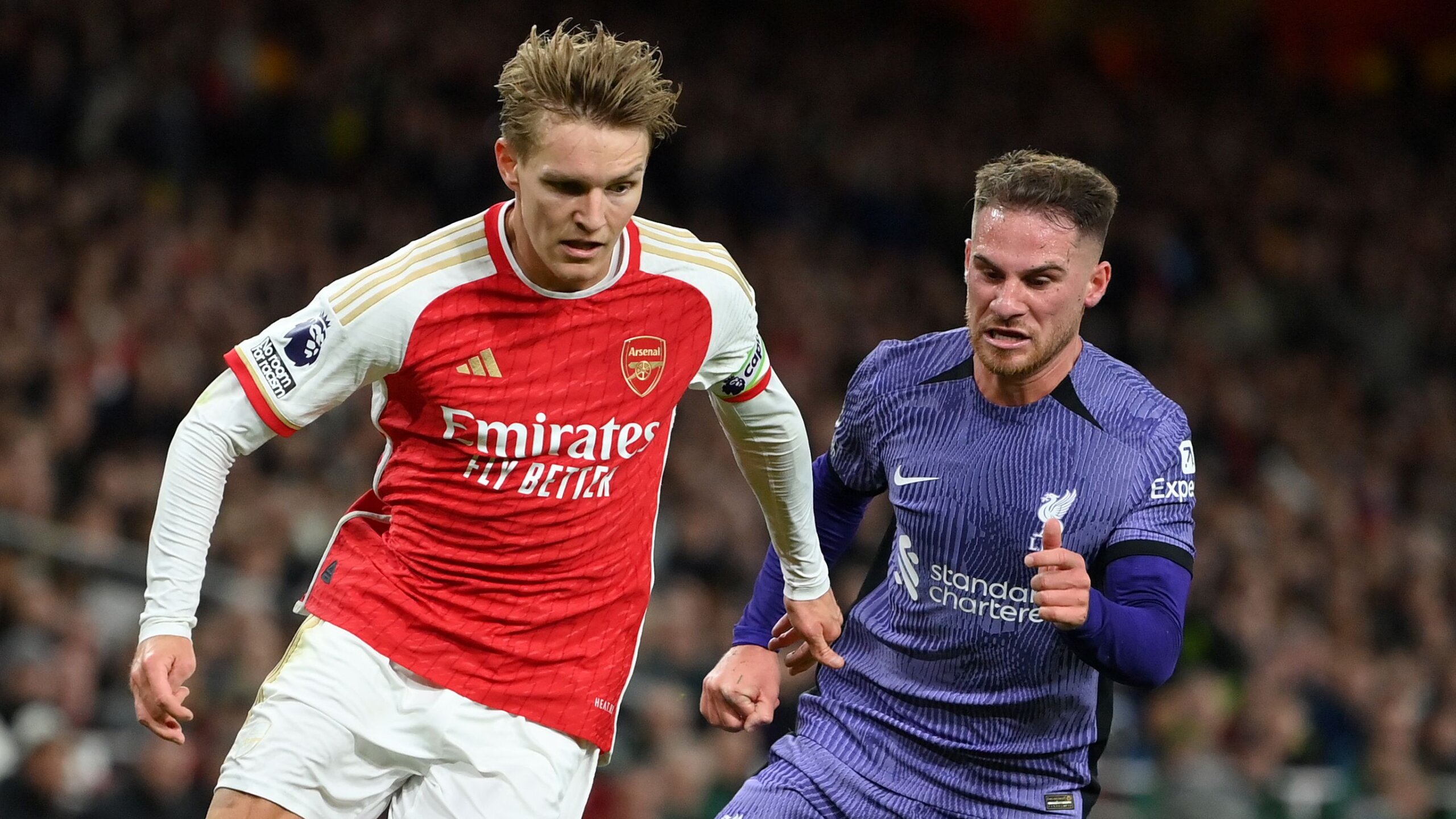 Odegaard Returns to Arsenal Bench as Mac Allister Starts for Liverpool 9 GettyImages 1985814958 scaled