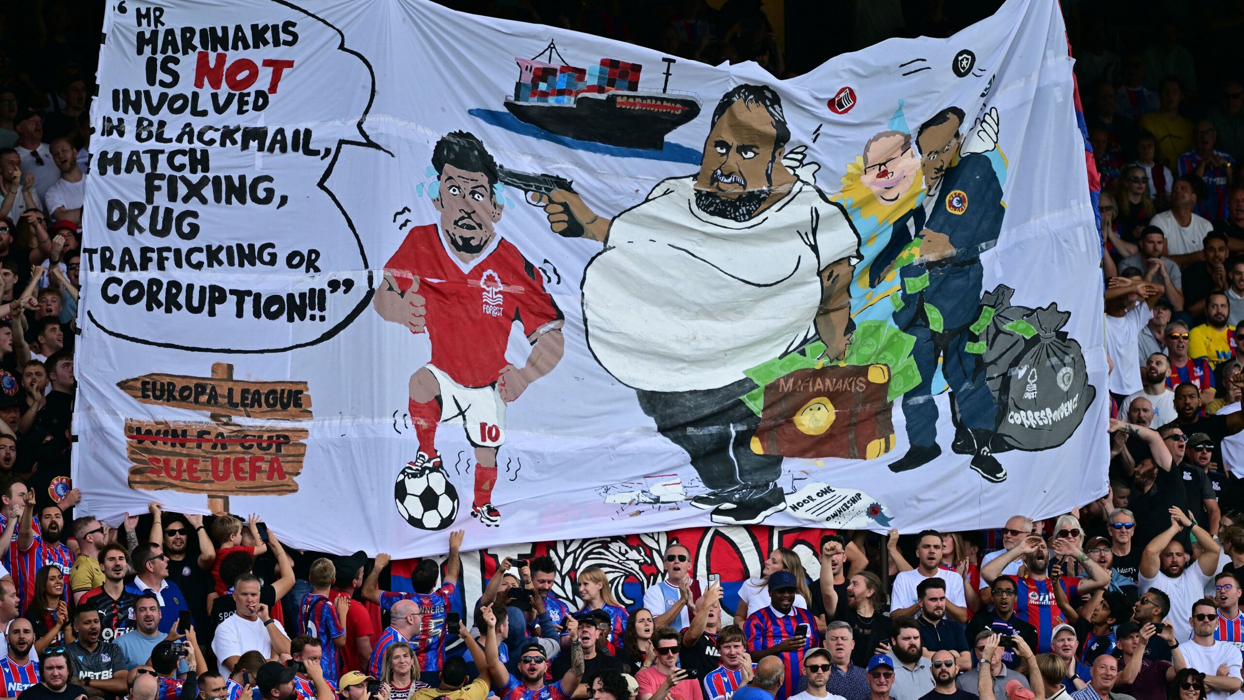 FA to Investigate Controversial Banner Targeting Nottingham Forest Owner 1 GettyImages 2231022422 scaled