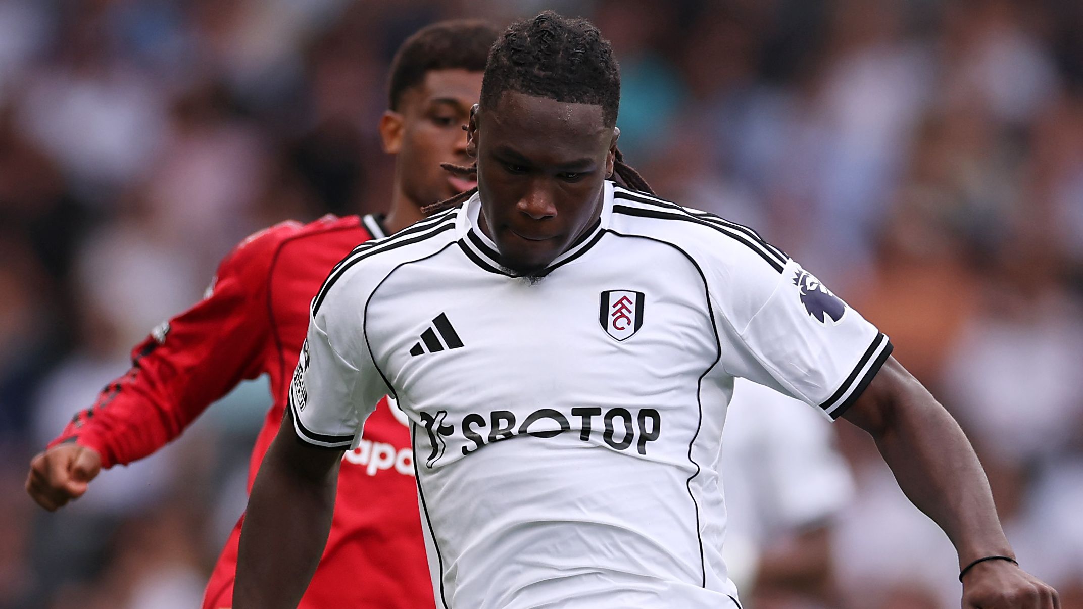 Bassey Disputes Manchester United Goal After Draw With Fulham 1 GettyImages 2231840967