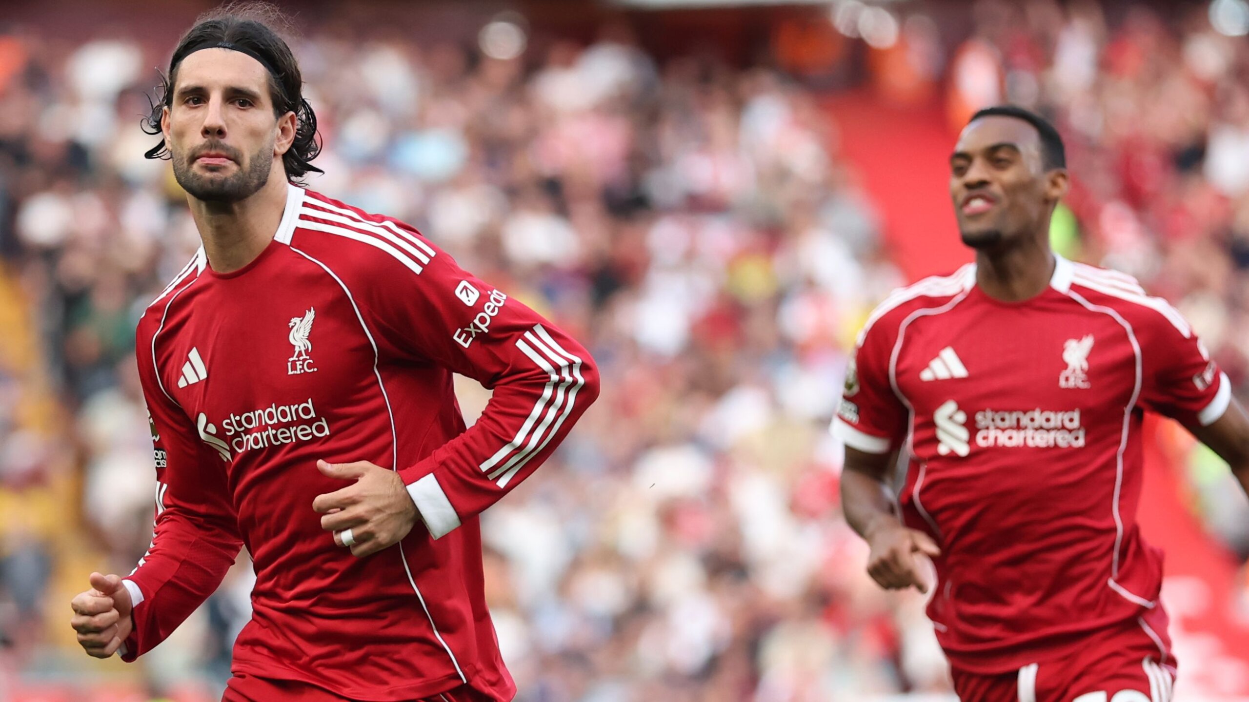 Szoboszlai’s Stunning Free-Kick Sinks Arsenal at Anfield 1 GettyImages 2233036370 scaled