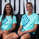 London City Lionesses Land Katie Zelem and Alanna Kennedy 2 Katie Alanna Signing 0300