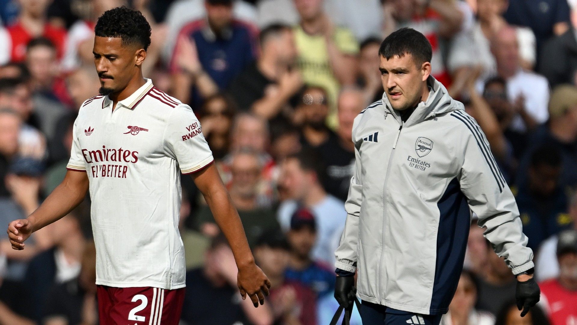 Saliba Injury Deals Arsenal Major Blow in Liverpool Clash 8 Saliba
