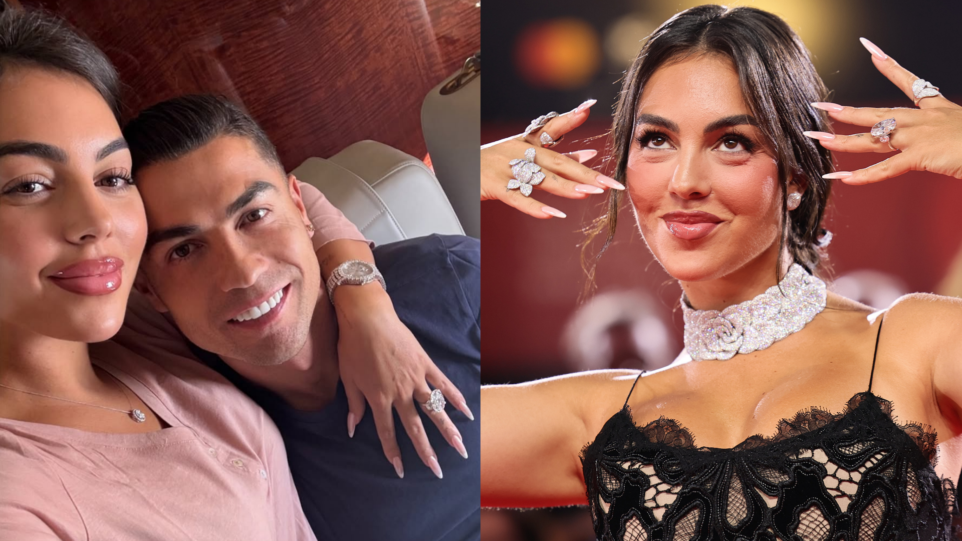 Cristiano Ronaldo and Georgina Rodriguez Share Romantic Jet Moments 10 GOAL20 20Multiple20Images20 20220Split20 20Facebook2019