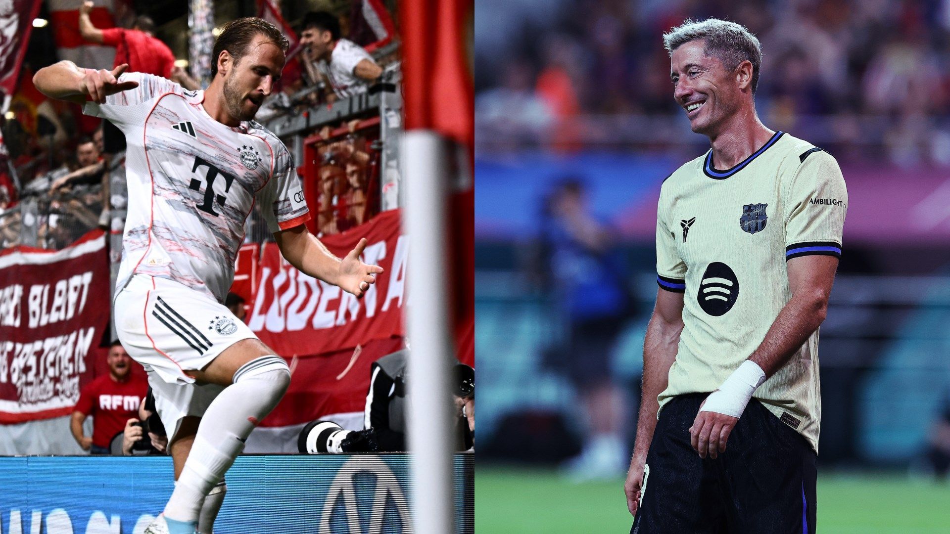 Harry Kane 'open' to replacing Robert Lewandowski at Barcelona as sensational report claims Bayern Munich striker is eyeing 'new experience' in 2026 7 GOAL20 20Multiple20Images20 20220Split20 20Facebook27