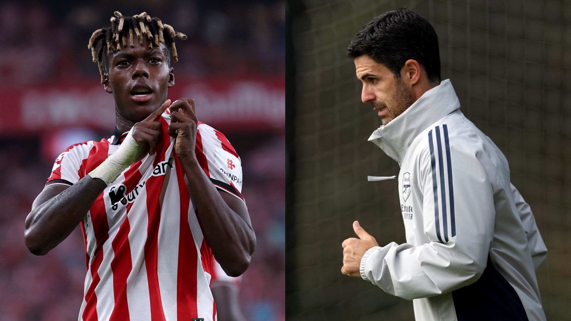 Arteta Addresses Arsenal’s Interest in Nico Williams Before UCL Clash 5 GOAL20 20Multiple20Images20 20220Split20 20Facebook48