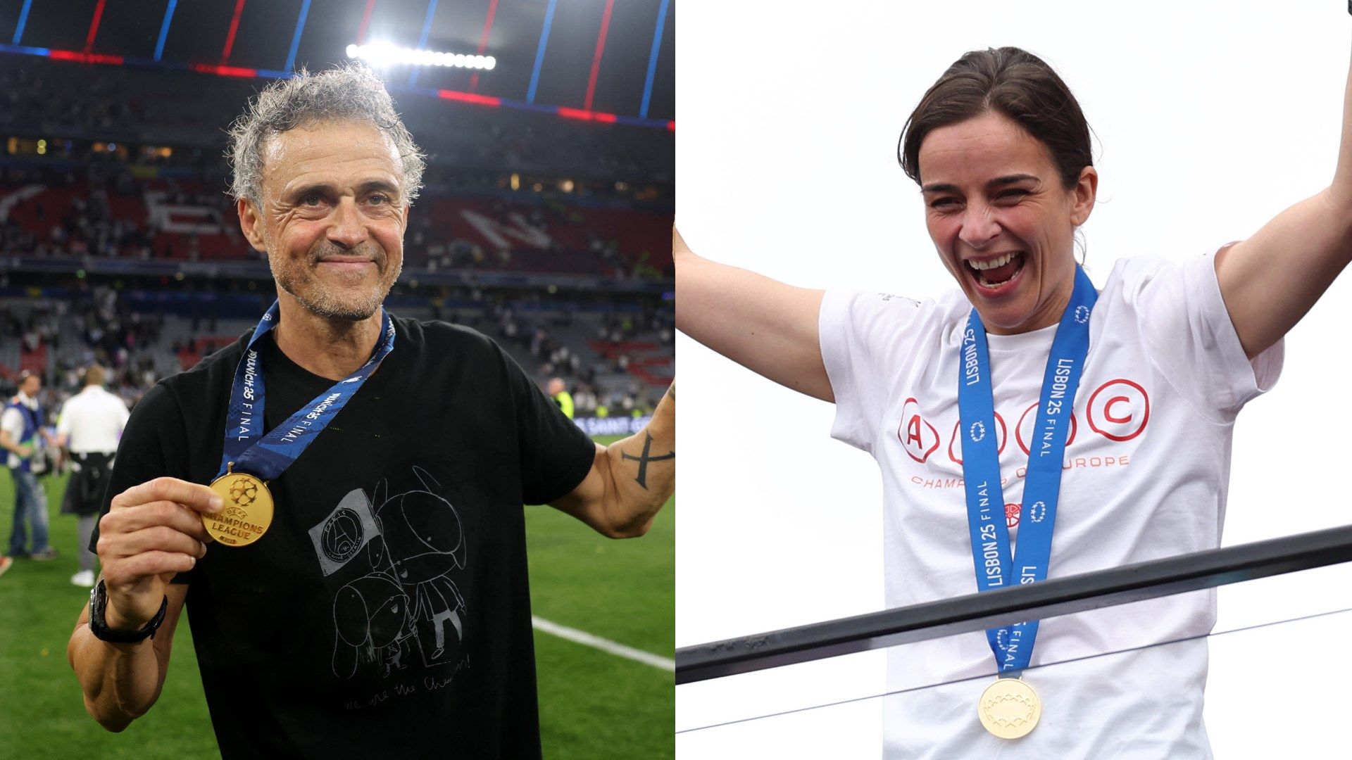 PSG Claim Men's Club of the Year, Arsenal Shine in Women's Football 9 GOAL20 20Multiple20Images20 20220Split20 20Facebook65