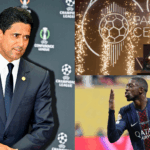 PSG President Al-Khelaifi Attends Ballon d'Or Ceremony in Paris 3 GOAL20 20Multiple20Images20 20320Stacked20 20Facebook408
