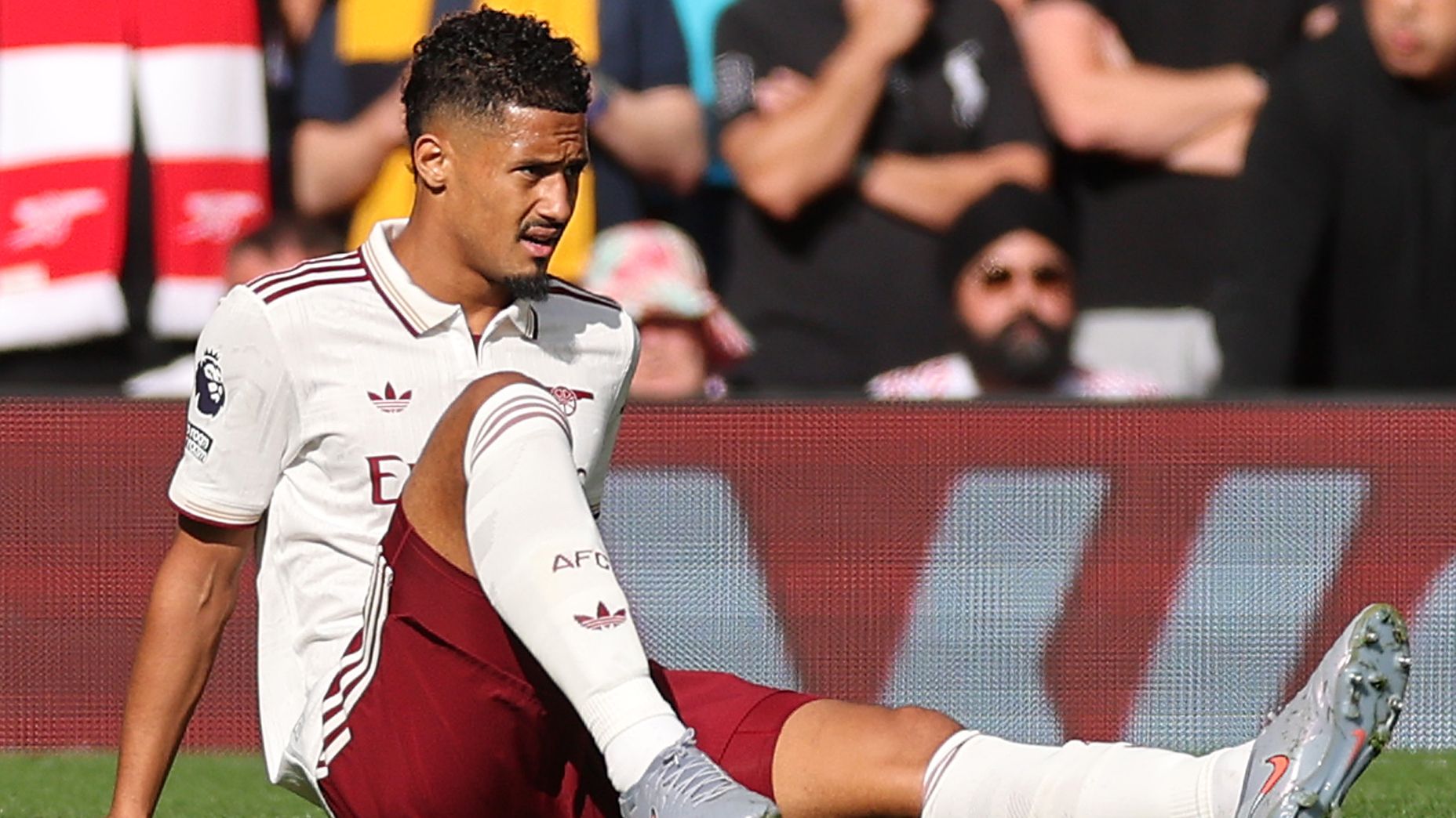 Saliba Injury Hits Arsenal in Costly Liverpool Defeat 3 GettyImages 2233023644