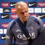Luis Enrique Returns With New Look After Bike Accident Surgery 3 GettyImages 2234526596