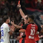 Tyler Morton Reflects on Ligue 1 Transition and Red Card 3 GettyImages 2234904110