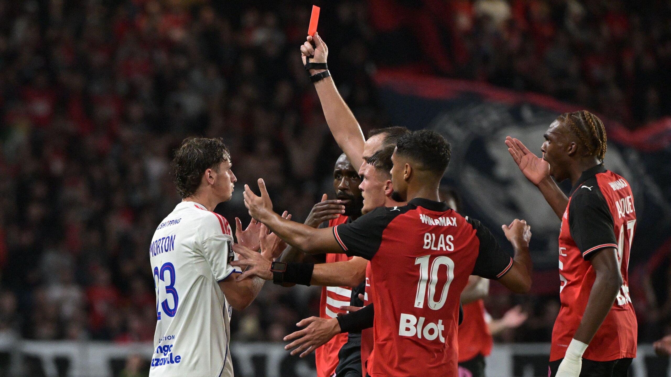 Tyler Morton Reflects on Ligue 1 Transition and Red Card 7 GettyImages 2234904110 scaled