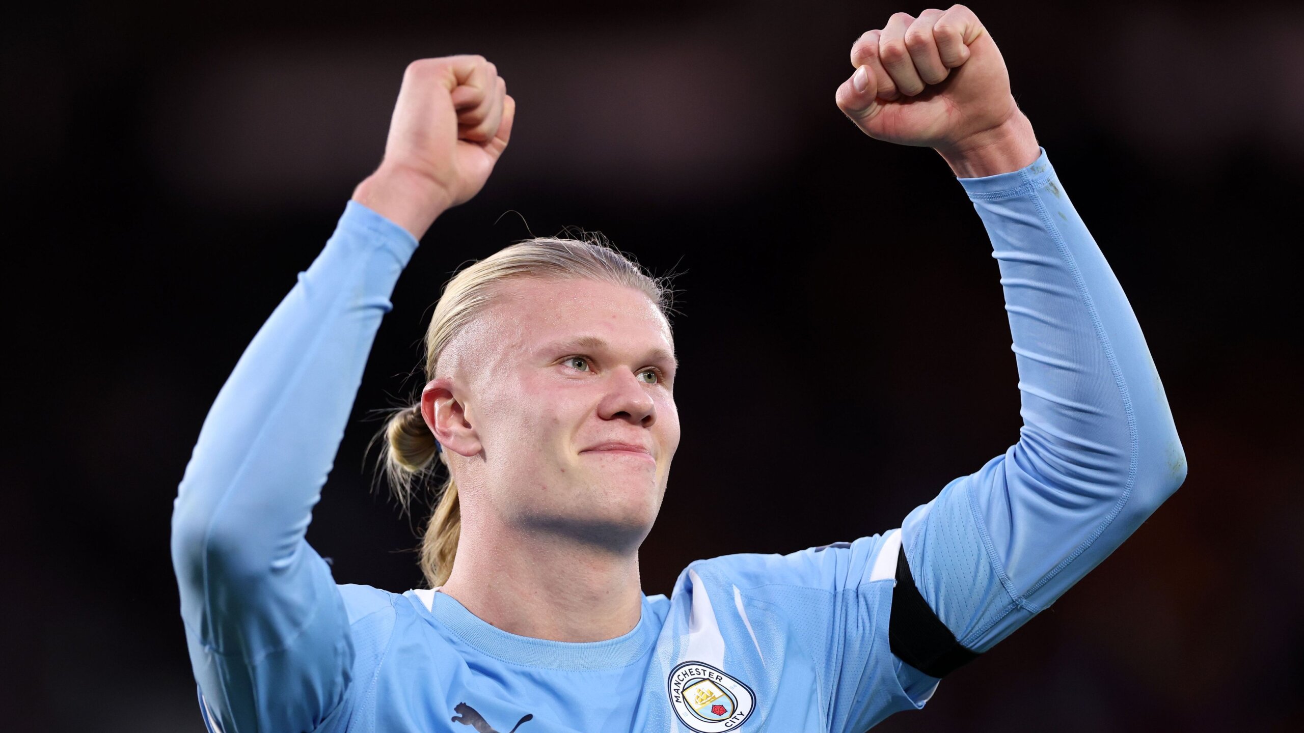 Haaland Aims to Outscore Kane and Mbappe in Golden Boot Race 2 GettyImages 2239401147 scaled