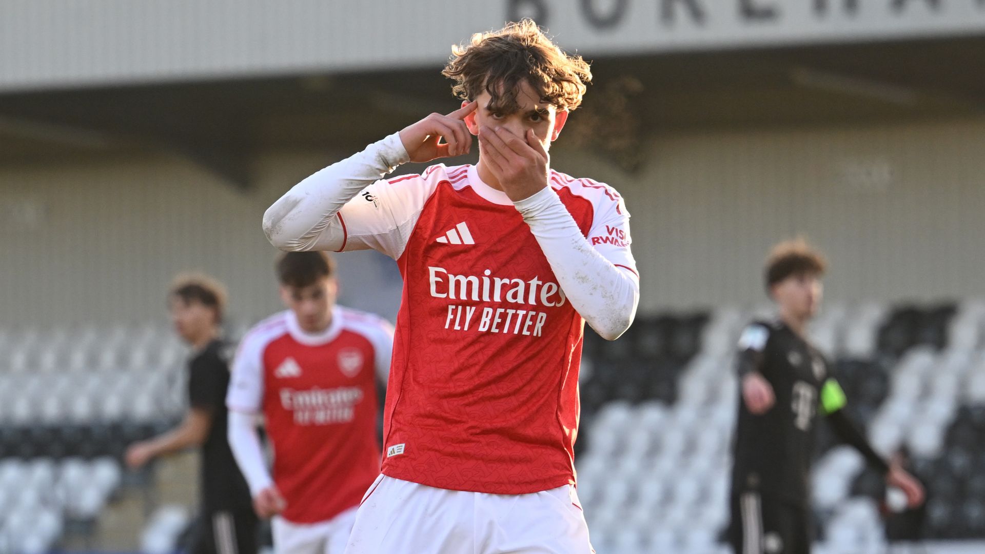 VIDEO: Max Dowman, that is special! Arsenal sensation scores Mesut Ozil-esque wonder goal in big UEFA Youth League win over Bayern Munich 24 GOAL20 20Blank20WEB20 20Facebook440