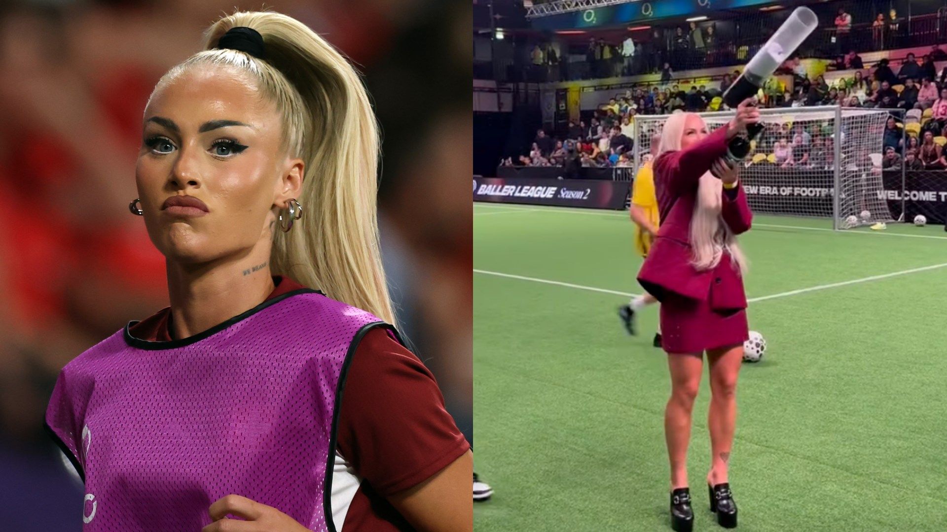 Alisha Lehmann Delivers Entertainment at Baller League UK Clash 5 GOAL20 20Multiple20Images20 20220Split20 20Facebook2097