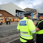 Fan arrested after attempting to furiously confront beleaguered Premier League manager on the TOUCHLINE in ugly scenes during latest defeat 3 GettyImages 2091343719