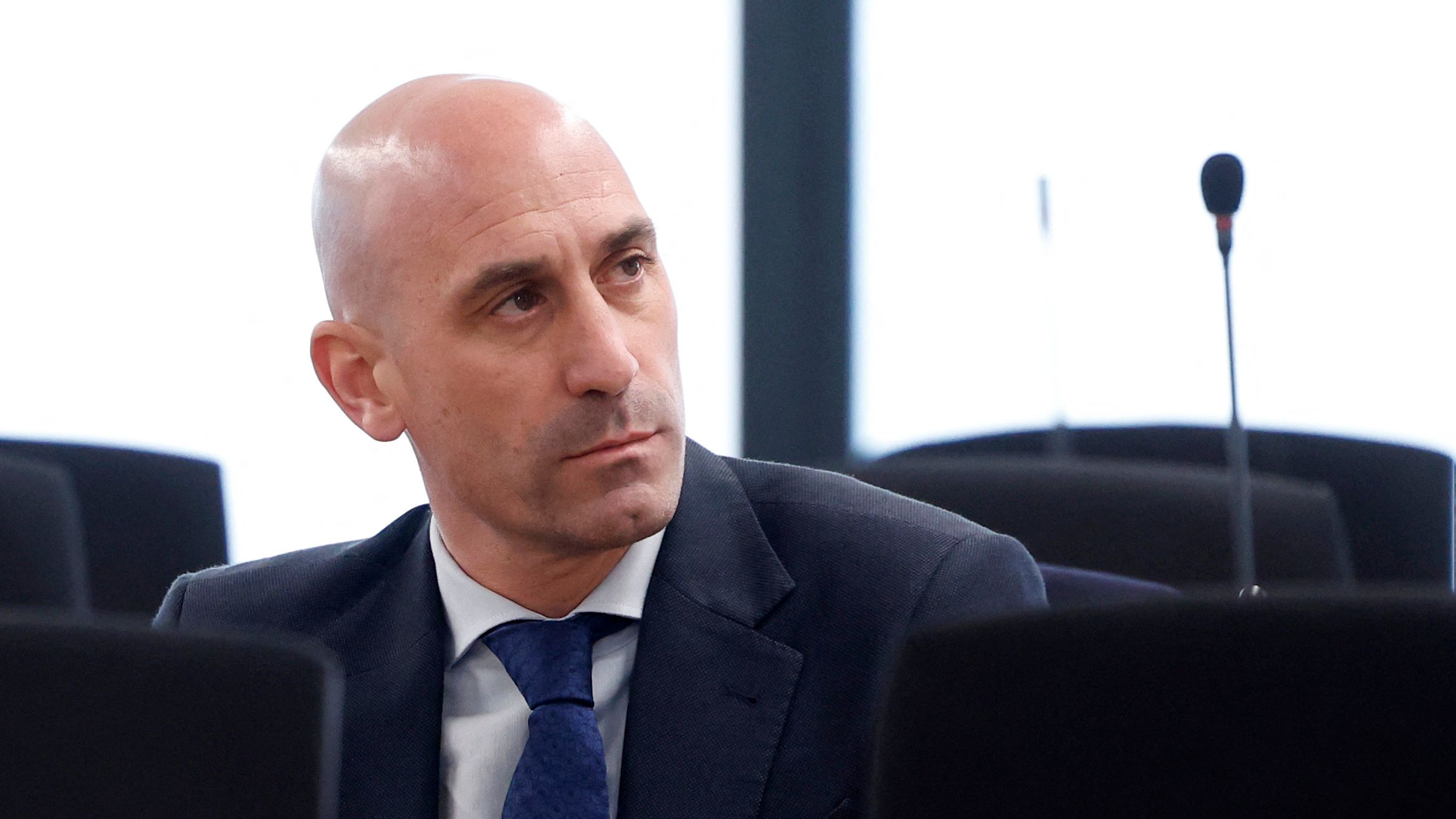 Luis Rubiales Hit by Eggs at Turbulent Book Launch 5 GettyImages 2196859166