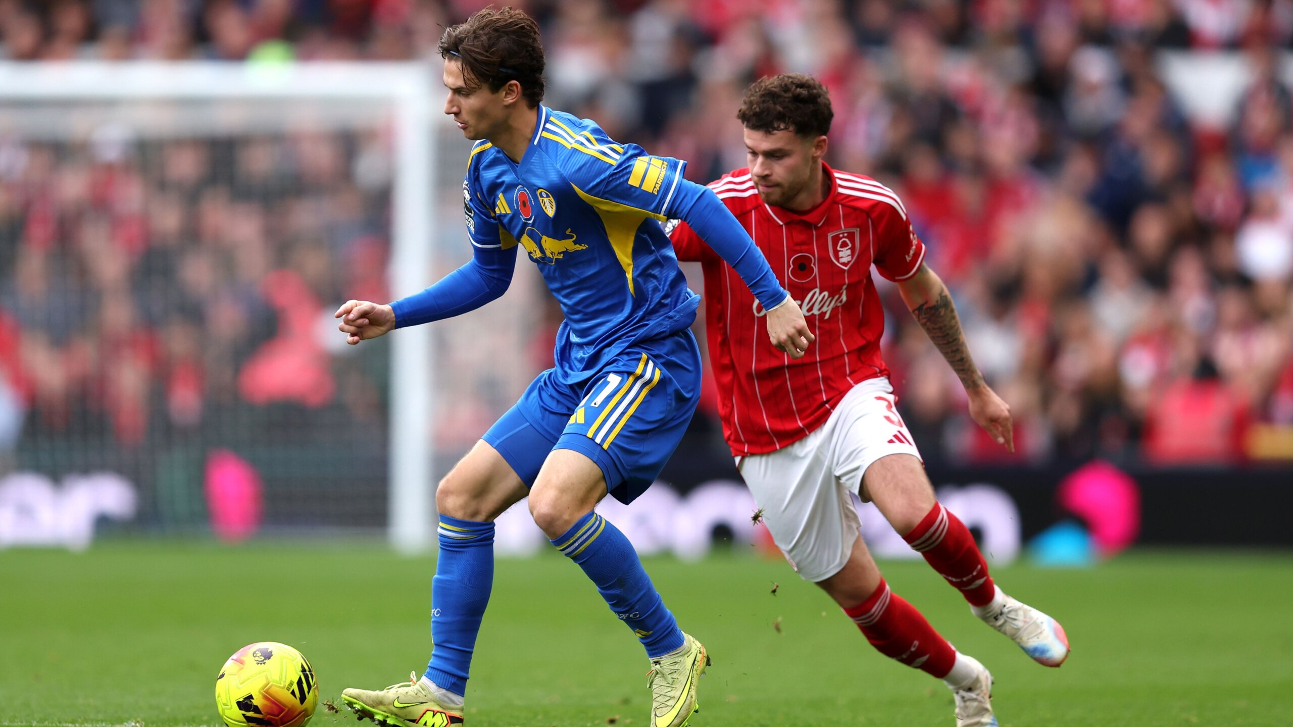 Aaronson Shines With Assist as Leeds United Lose to Forest 3 GettyImages 2245834246 scaled