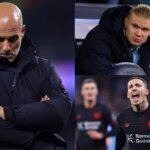 Man City Player Ratings: Guardiola's Gamble Backfires Against Leverkusen 3 Guardiola20Haaland20Grimaldo20GFX