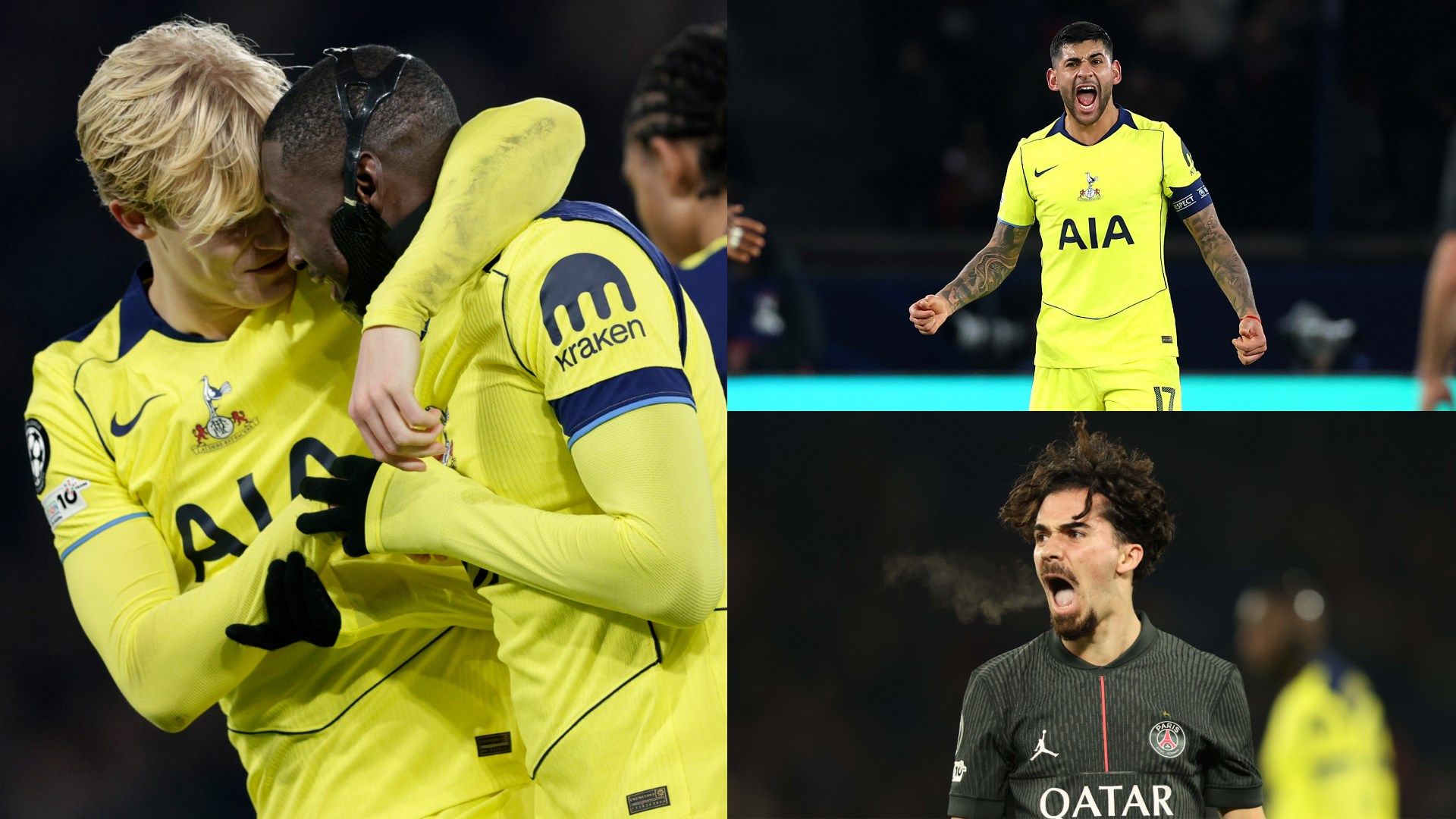 Tottenham Player Ratings vs PSG: Defensive Errors Overshadow Kolo Muani Brilliance 8 Spurs20PSG20GFX202
