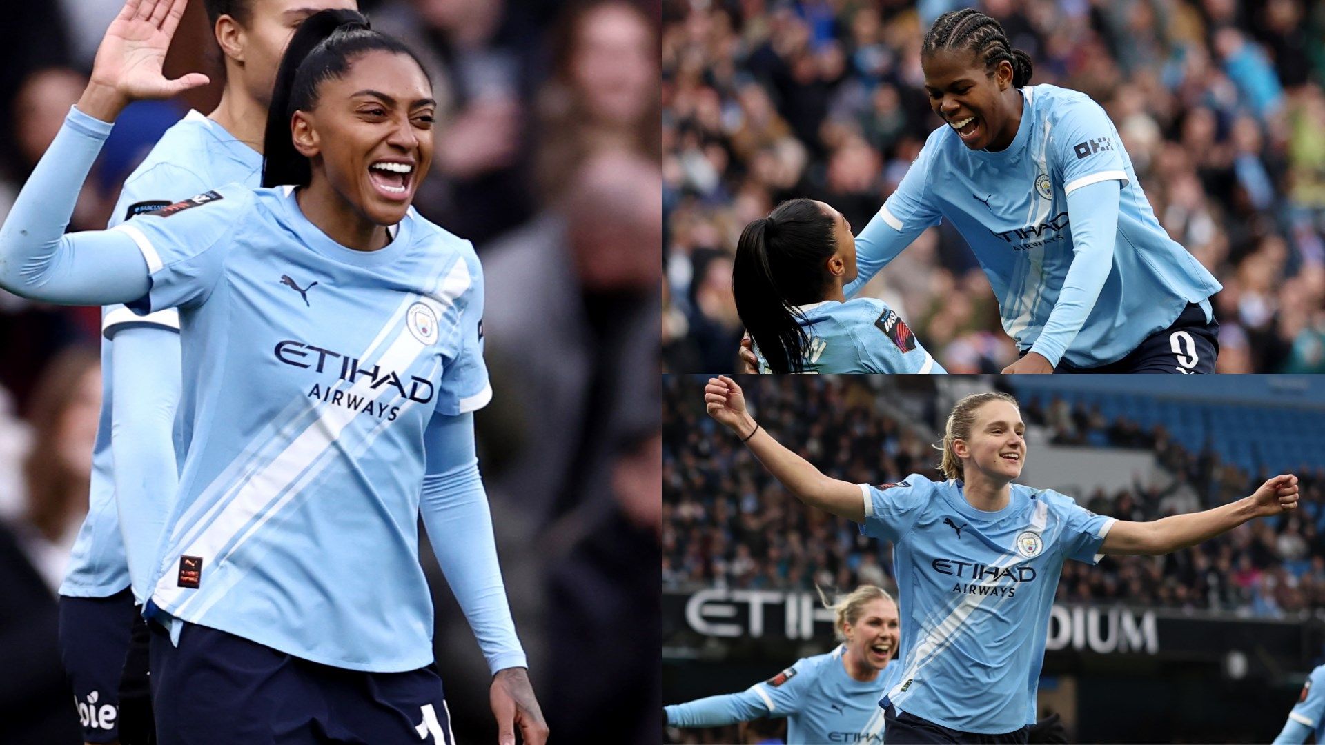 Man City Women Dominate Chelsea to Edge Closer to WSL Title 2 Kerolin20Shaw20Miedema20Man20City20GFX