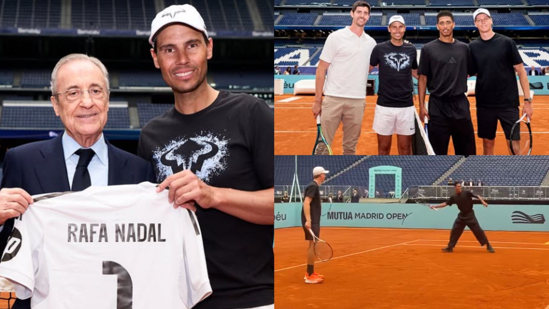 Bellingham and Sinner Face Nadal, Courtois in Bernabeu Tennis Event 1 GOAL20 20Multiple20Images20 20320Stacked20 20Facebook20 202026 04 23T184928.082