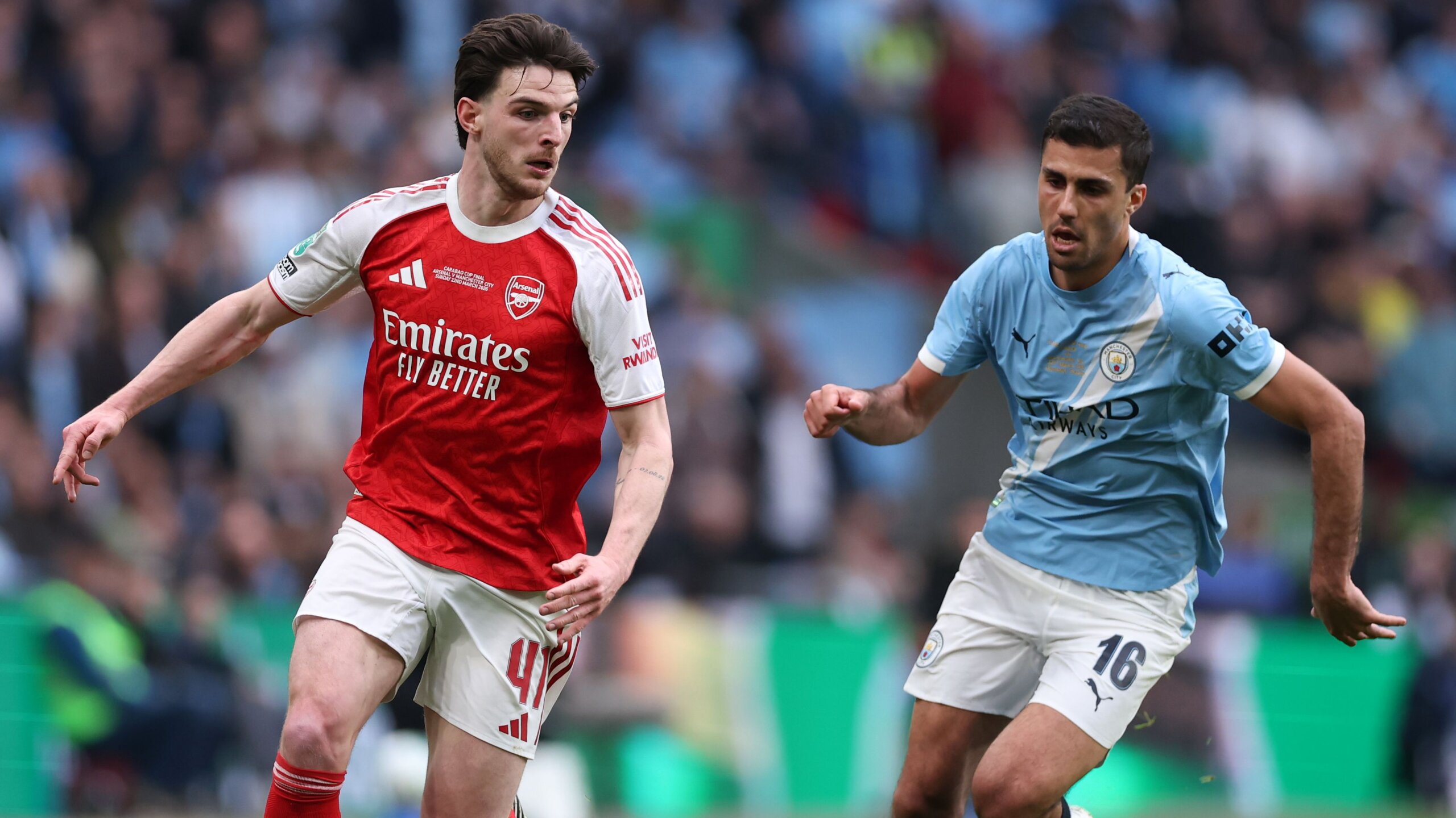 Arsenal Anxiety Mounts Ahead of Man City Title Clash 9 GettyImages 2267932239 scaled