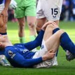Branthwaite Injury Clouds Everton’s Derby Defeat to Liverpool 2 GettyImages 2272055310