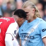 Gabriel’s Headbutt on Haaland: Premier League Explains Yellow Card Decision 3 GettyImages 2272072981
