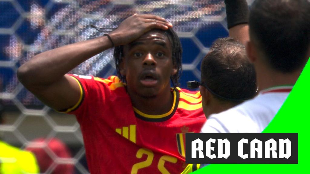 Nathan Ngoy red card leaves Belgium with 10 men against Iran 1 141fadb0 6db3 11f1 8546 8f19e4fe30f4