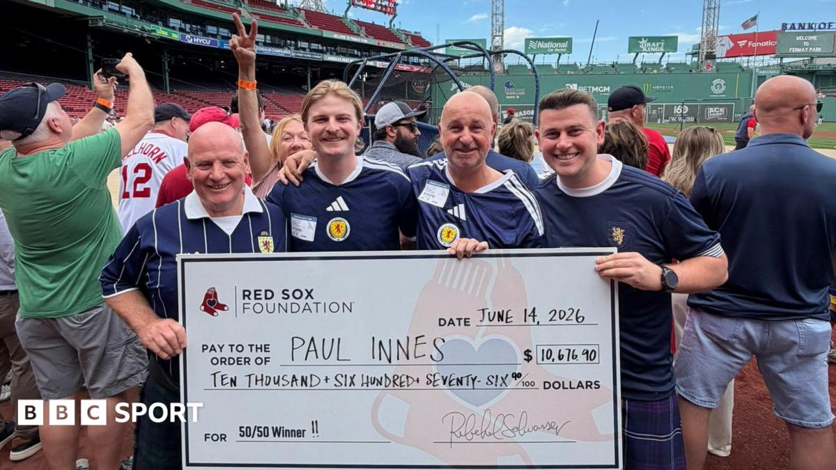 Scottish quartet win £8k in Boston Red Sox raffle during Boston trip 1 76b65240 6b28 11f1 bd3c dfd1c36b4ceb