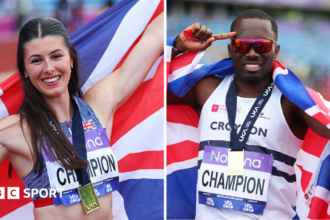 Amy Hunt retains British 100m title as Romell Glave wins first men’s crown 5 8945a0d0 6cdd 11f1 b1db af71d47507d6