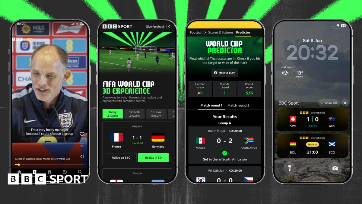 BBC Sport promotes World Cup app as 2026 tournament expands across North America 1 bd597470 6317 11f1 89a3 d1f559421220