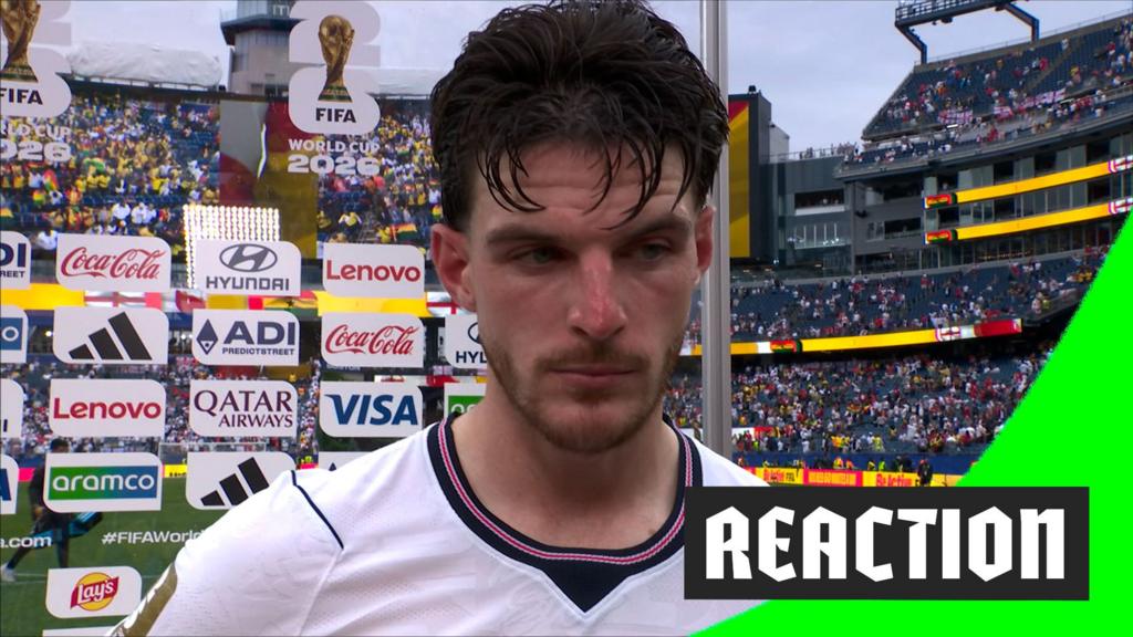 Declan Rice stays upbeat after England’s goalless draw with Ghana 1 f28850d0 6f51 11f1 8546 8f19e4fe30f4