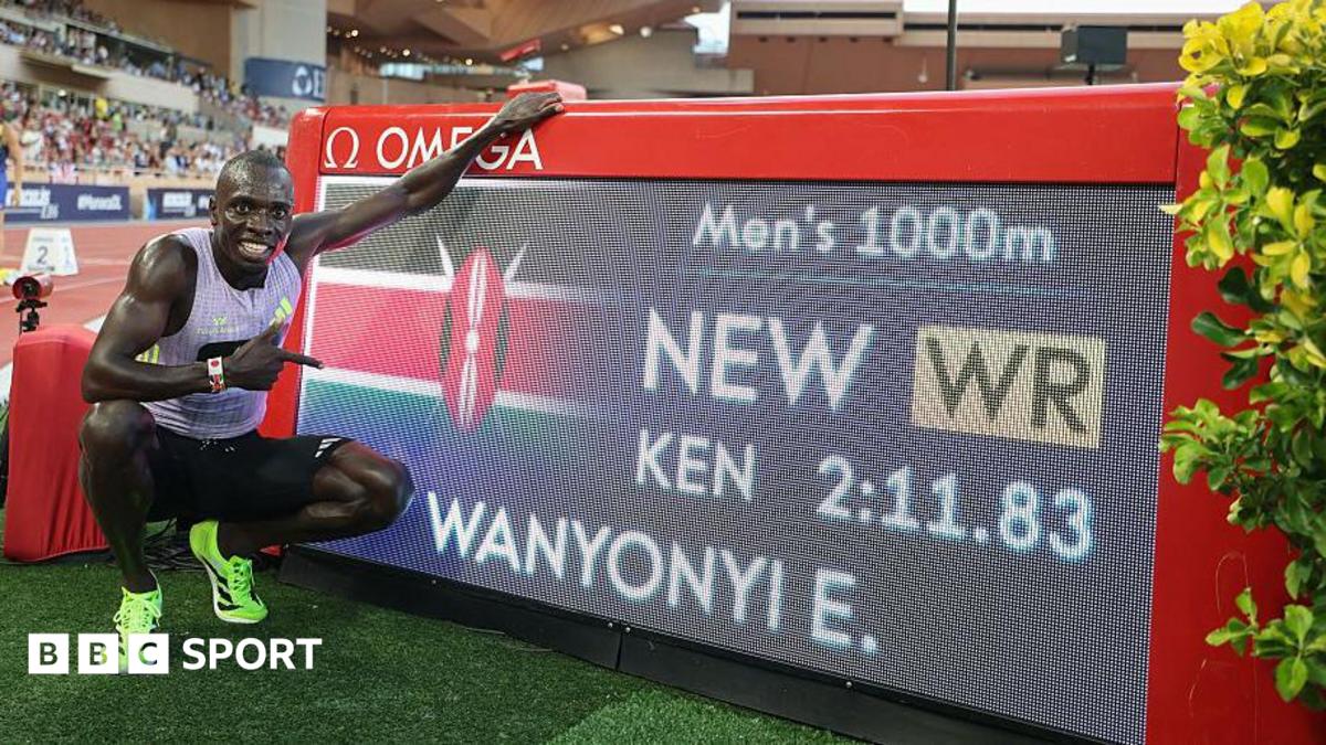 Emmanuel Wanyonyi breaks 1,000m world record on debut in Monaco 1 50a95f30 7c93 11f1 9b18 bb5b415621a9