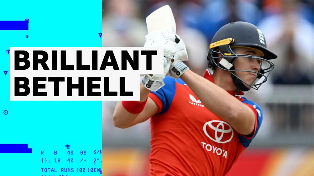 Jacob Bethell stars as England chase 191 to beat India by four wickets at Old Trafford 1 55ba5740 77d9 11f1 9510 1546718f668b