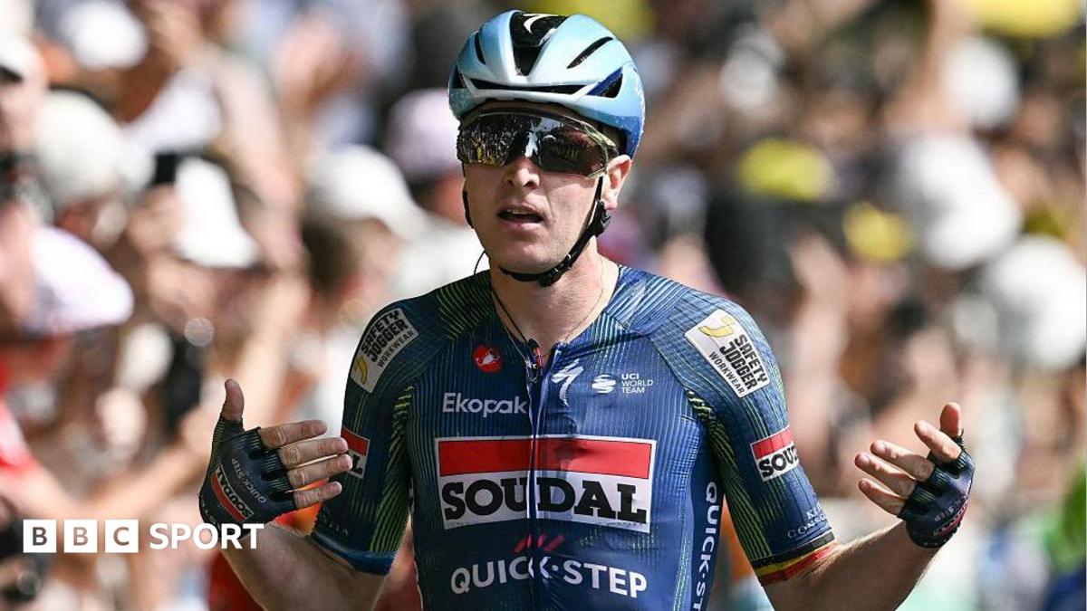Merlier powers to stage seven win as Pogacar keeps Tour de France lead 1 d9a75d20 7c78 11f1 917a 91e958a7e786